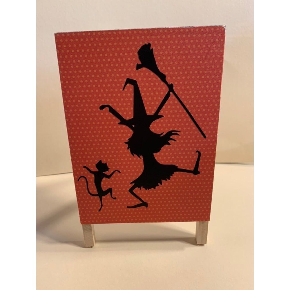 Witch with Cat Dancing